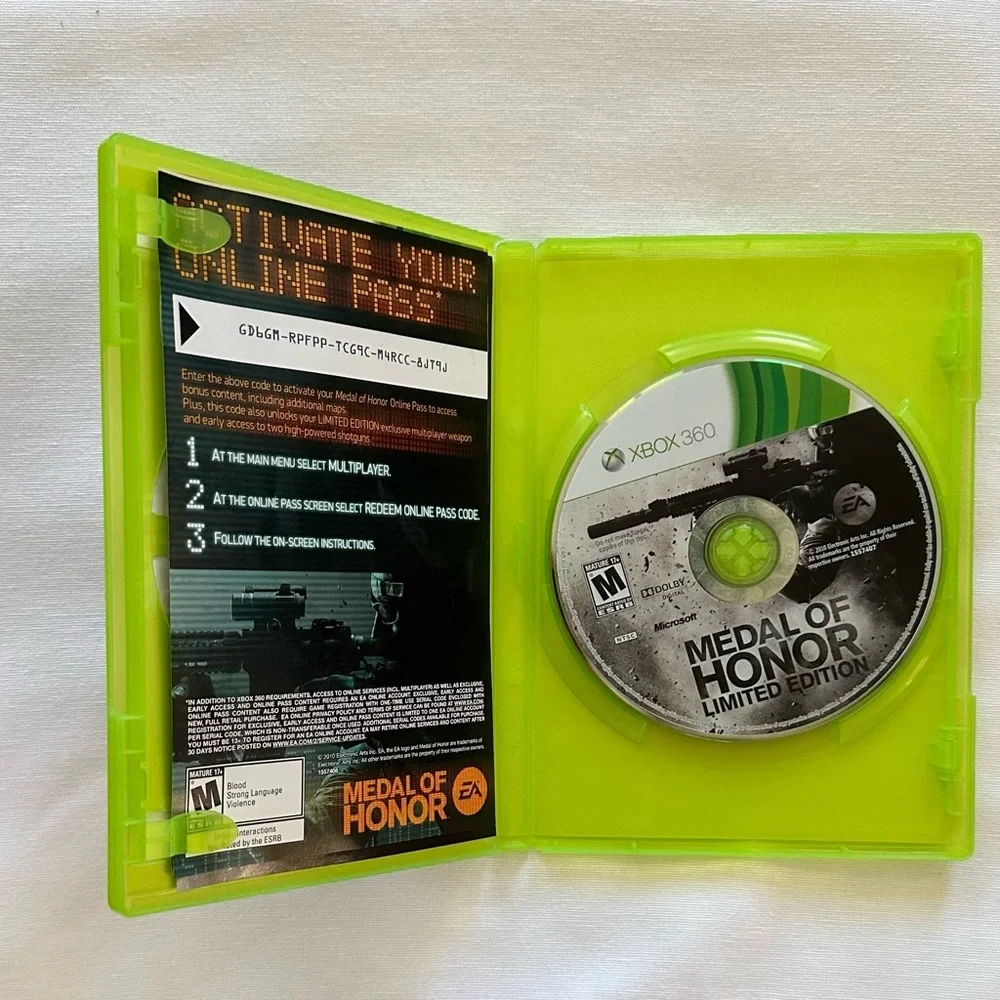 XBOX 360 MEDAL OF HONOR LIMITIED EDITION